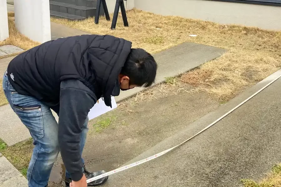 見積もりに来た外構業社